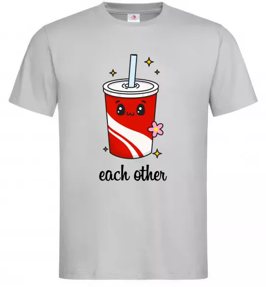 Мужская футболка Кола Each other Серый фото