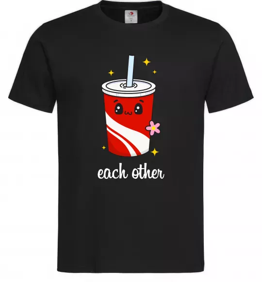 Мужская футболка Кола Each other Черный фото