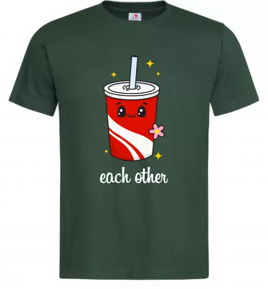 Мужская футболка Кола Each other Темно-зеленый фото