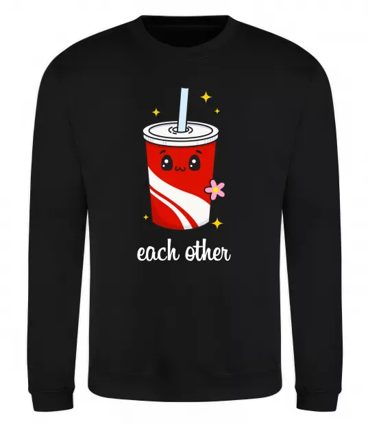 Свитшот Кола Each other Черный фото