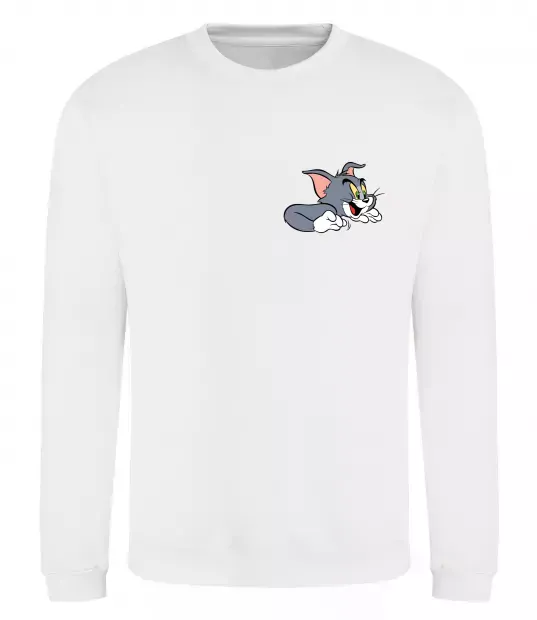 Світшот Кіт Том Білий фото