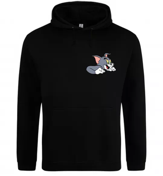 Жіноча толстовка (худі) Кіт Том Чорний фото