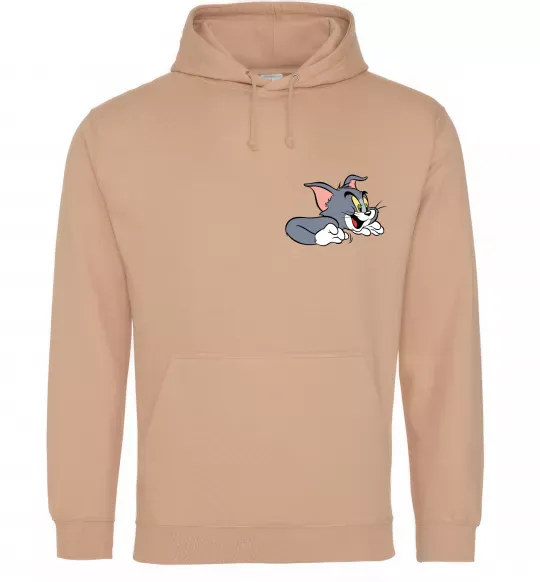 Жіноча толстовка (худі) Кіт Том Пісочний фото