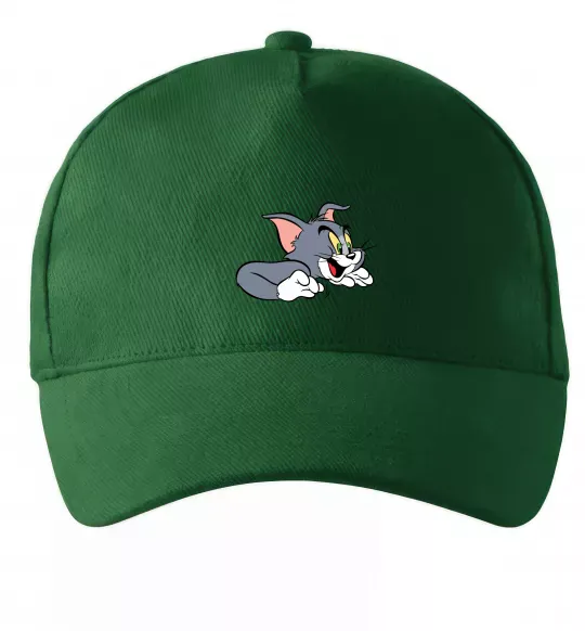 Кепка Кіт Том Темно-зелений фото