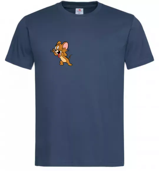 Мужская футболка Мишеня Джері Темно-синий фото