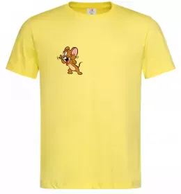 Мужская футболка Мишеня Джері Лимонный фото