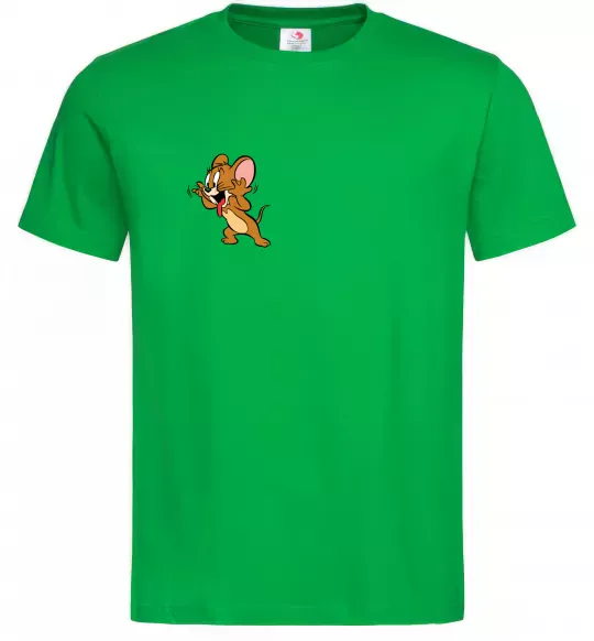 Мужская футболка Мишеня Джері Зеленый фото