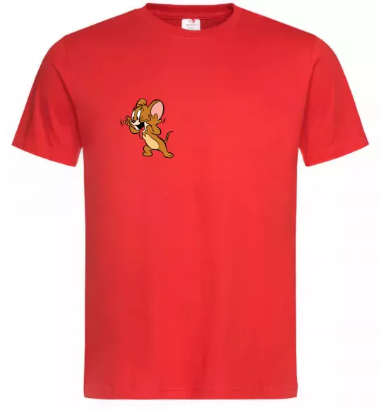 Мужская футболка Мишеня Джері Красный фото