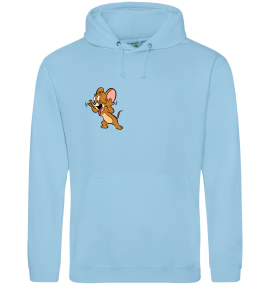 Женская толстовка (худи) Мишеня Джері Голубой фото