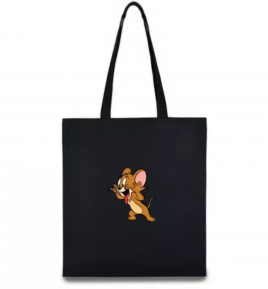 Эко-сумка Мишеня Джері Черный фото