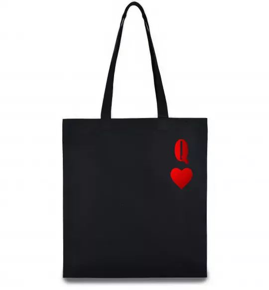 Эко-сумка Дама карта Черный фото