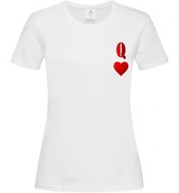 Жіноча футболка Дама карта Жіноча футболка Дама карта