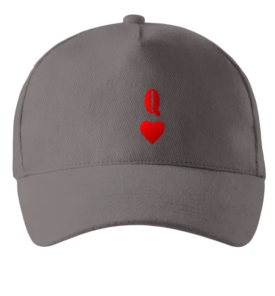 Кепка Дама карта Сірий фото