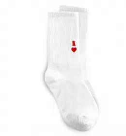 Носки Король карта Белый фото