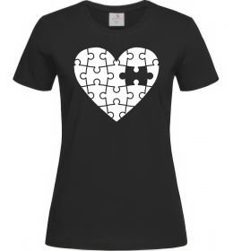 Жіноча футболка Пазл серце