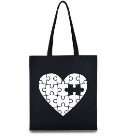 Эко-сумка Пазл серце