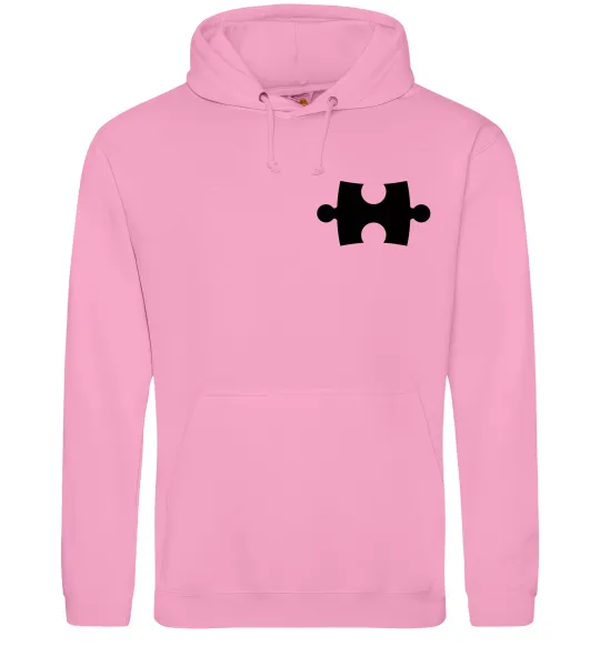 Жіноча толстовка (худі) Серце останній пазлик Рожевий фото