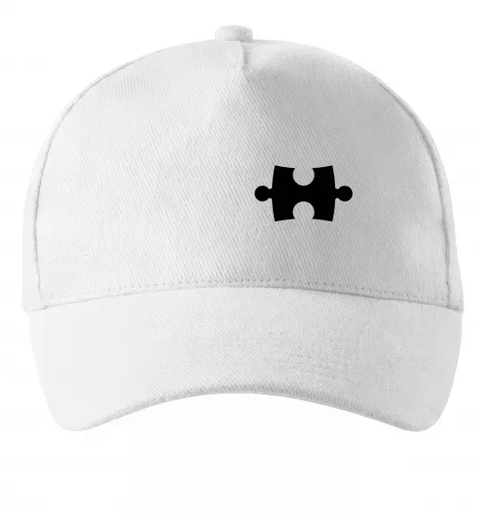 Кепка Серце останній пазлик Білий фото