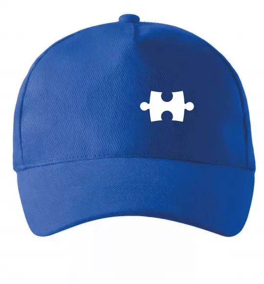 Кепка Серце останній пазлик Яскраво-синій фото