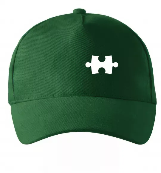 Кепка Серце останній пазлик Темно-зелений фото