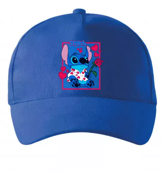 Кепка Стіч хлопчик Яскраво-синій фото