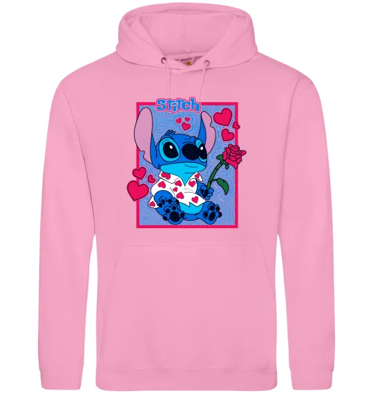 Жіноча толстовка (худі) Стіч хлопчик Рожевий фото