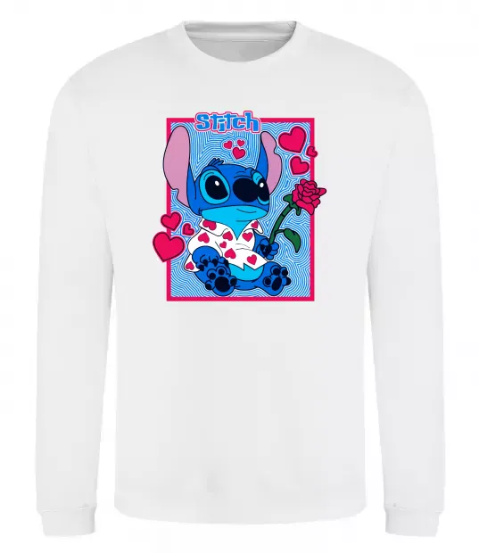 Свитшот Стіч хлопчик Белый фото