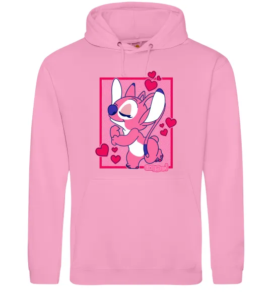 Чоловіча толстовка (худі) Стіч дівчинка Рожевий фото