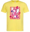 Мужская футболка Стіч дівчинка Лимонный Мужская футболка Стіч дівчинка Лимонный фото