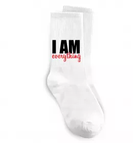 Носки I am everything Белый фото