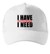 Кепка I have everything Белый фото