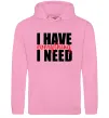 Мужская толстовка (худи) I have everything Розовый Мужская толстовка (худи) I have everything Розовый фото