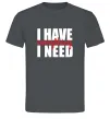 Чоловіча футболка I have everything Графіт фото