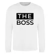 Свитшот The Boss Белый фото