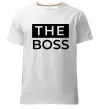 Мужская премиум футболка The Boss Белый фото