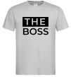 Мужская футболка The Boss Серый фото