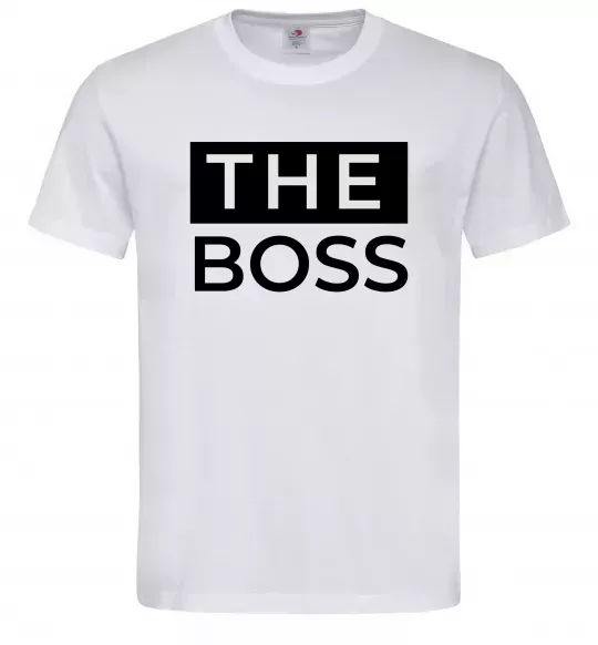Мужская футболка The Boss Белый фото
