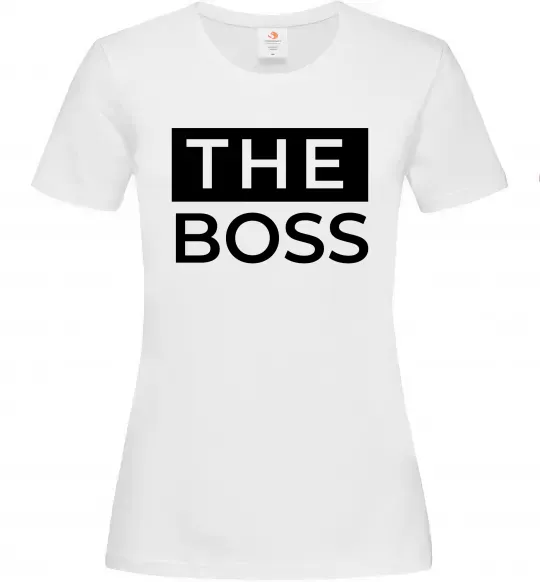 Женская футболка The Boss Белый фото