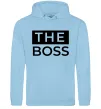 Мужская толстовка (худи) The Boss Голубой Мужская толстовка (худи) The Boss Голубой фото