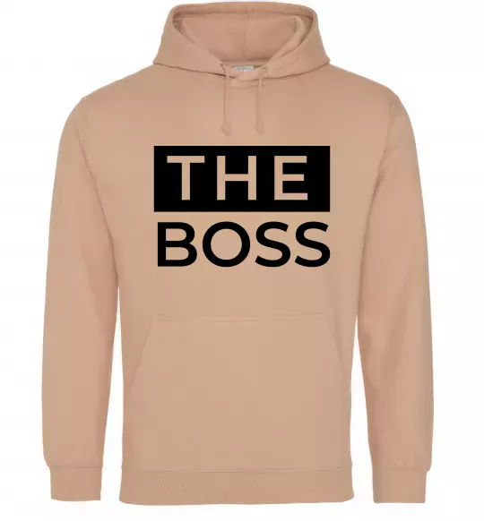 Жіноча толстовка (худі) The Boss Пісочний фото