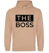 Жіноча толстовка (худі) The Boss Пісочний фото