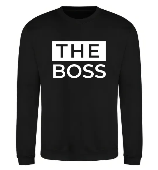 Свитшот The Boss Черный фото