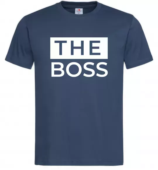 Мужская футболка The Boss Темно-синий фото