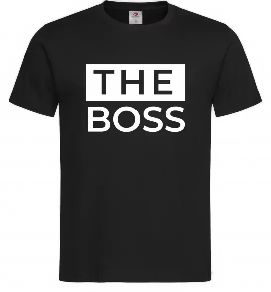 Мужская футболка The Boss Черный фото