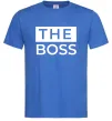 Мужская футболка The Boss Ярко-синий фото