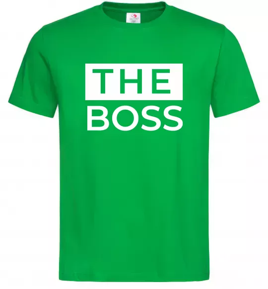 Мужская футболка The Boss Зеленый фото