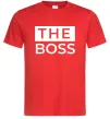 Мужская футболка The Boss Красный фото