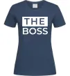 Женская футболка The Boss Темно-синий Женская футболка The Boss Темно-синий фото