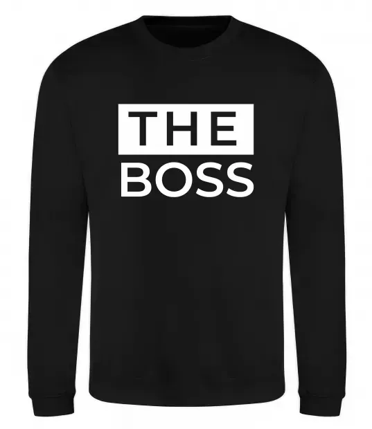 Свитшот The Boss Черный фото