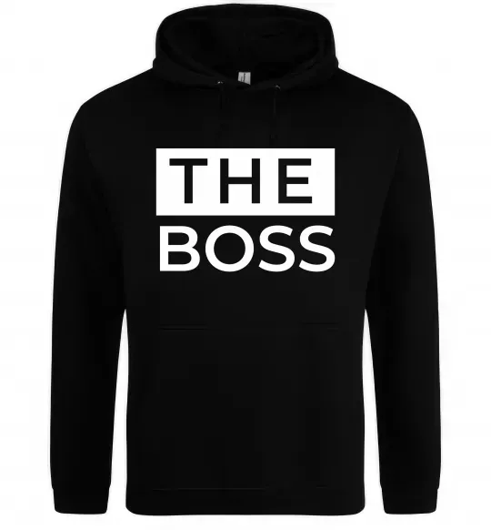 Чоловіча толстовка (худі) The Boss Чорний фото